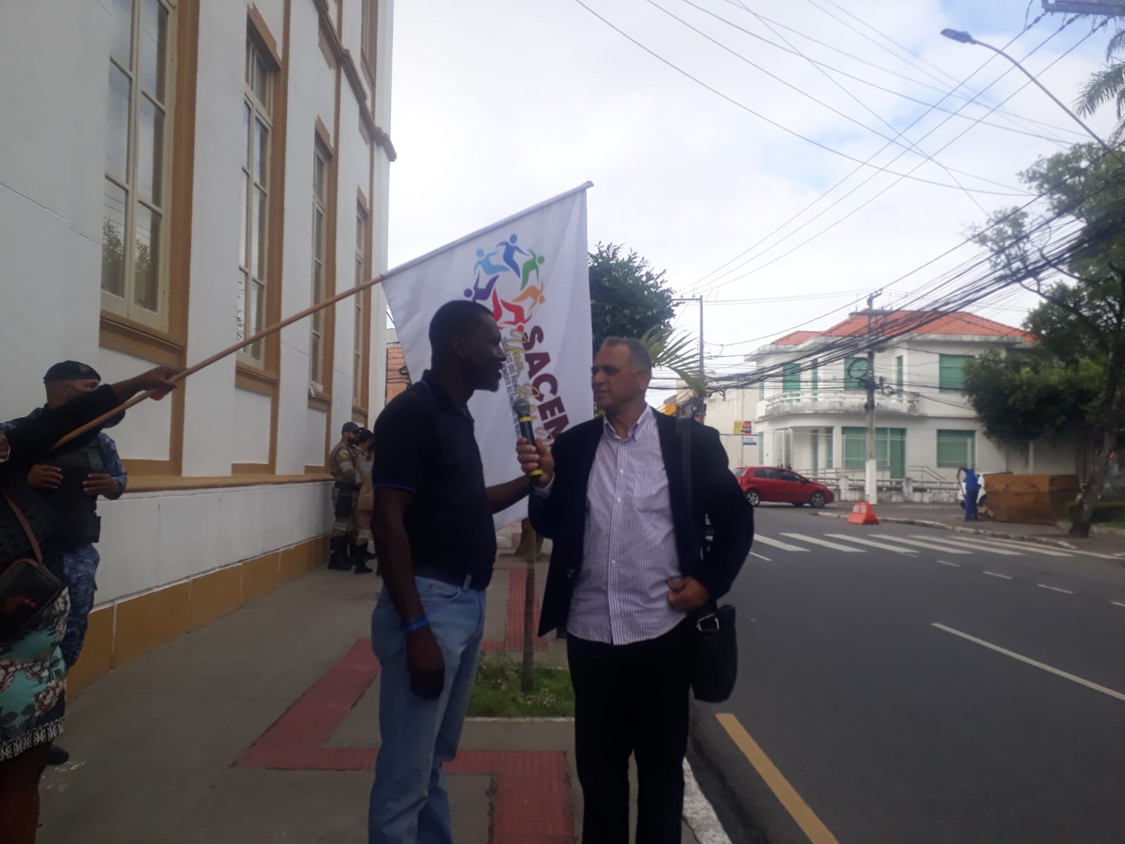 Agentes de endemias de Aracaju fazem ato público contra prefeito Edvaldo Nogueira