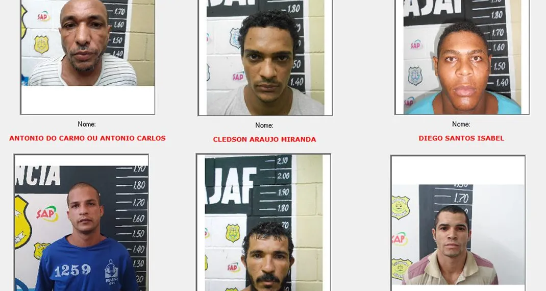 Seis presos quebram grande da cela e fogem do COPECAN