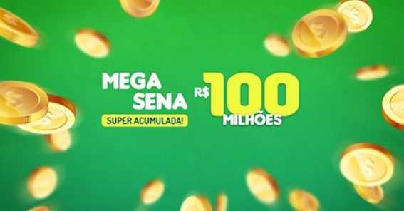 Mega-Sena acumula em R$ 100 milhões