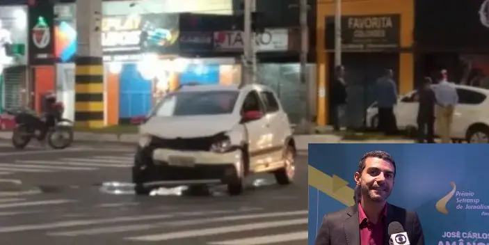Jornalista da TV Sergipe é vítima de acidente de trânsito em Aracaju